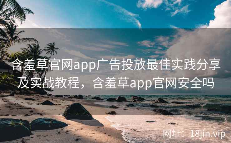 含羞草官网app广告投放最佳实践分享及实战教程，含羞草app官网安全吗  第1张