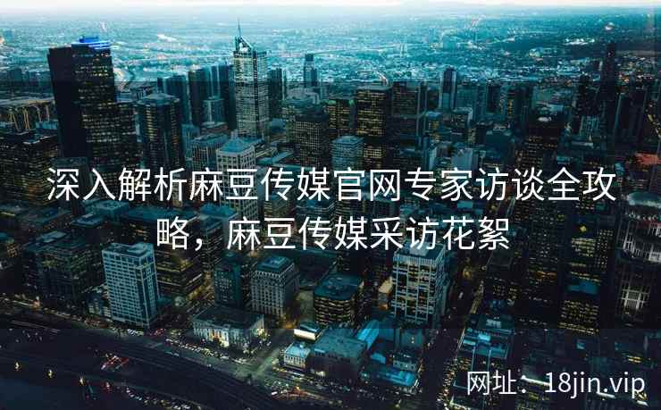 深入解析麻豆传媒官网专家访谈全攻略，麻豆传媒采访花絮